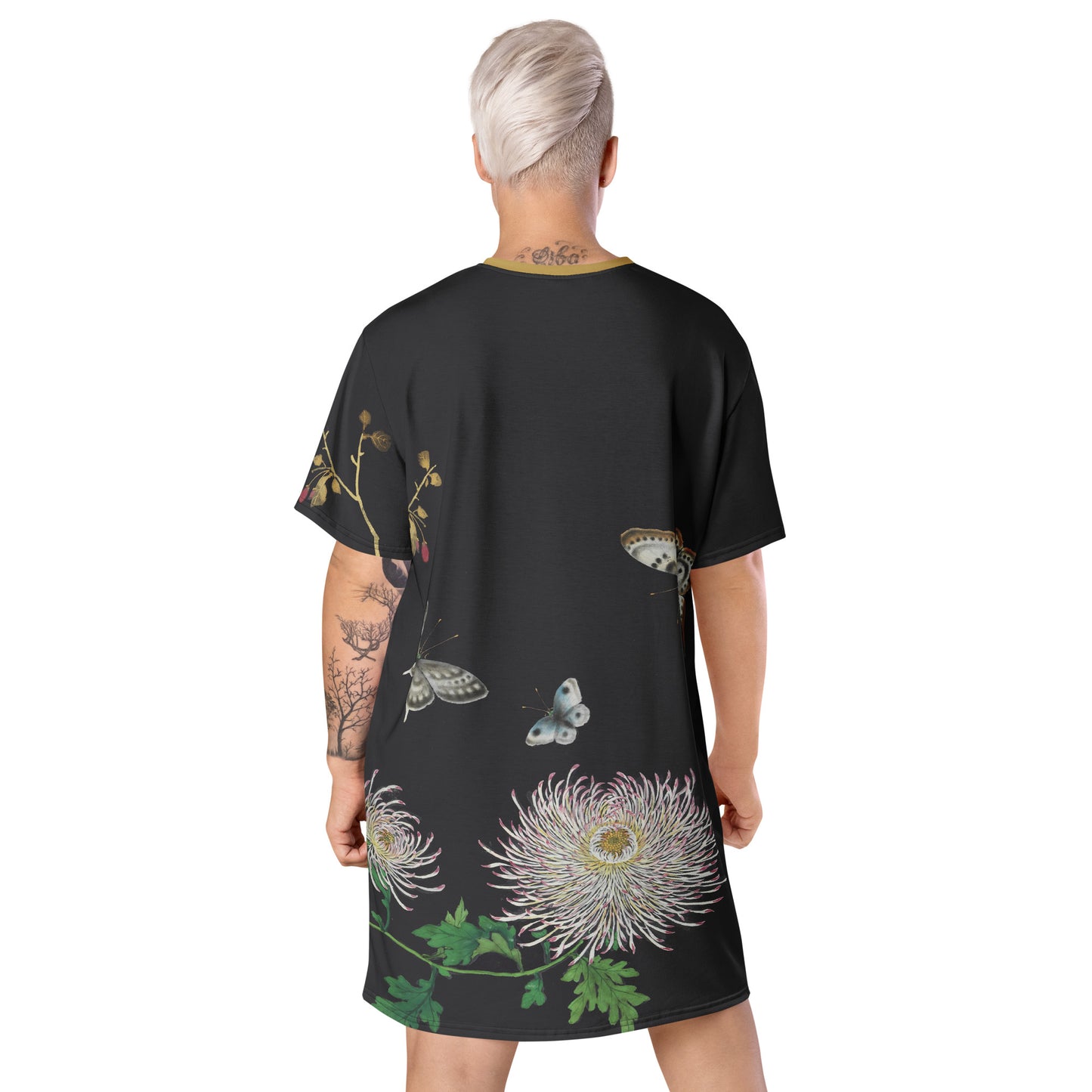 耄耋同春.耋册|菊花|T恤连衣裙