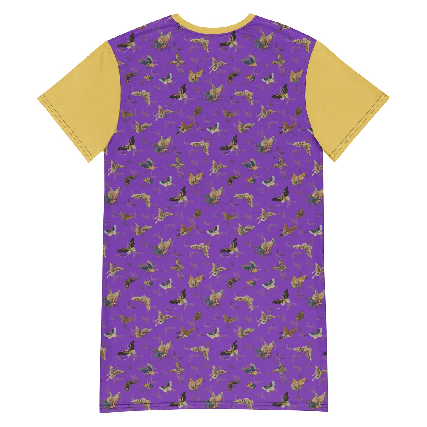 Butterfly dancing|T-shirt dress|Purple
