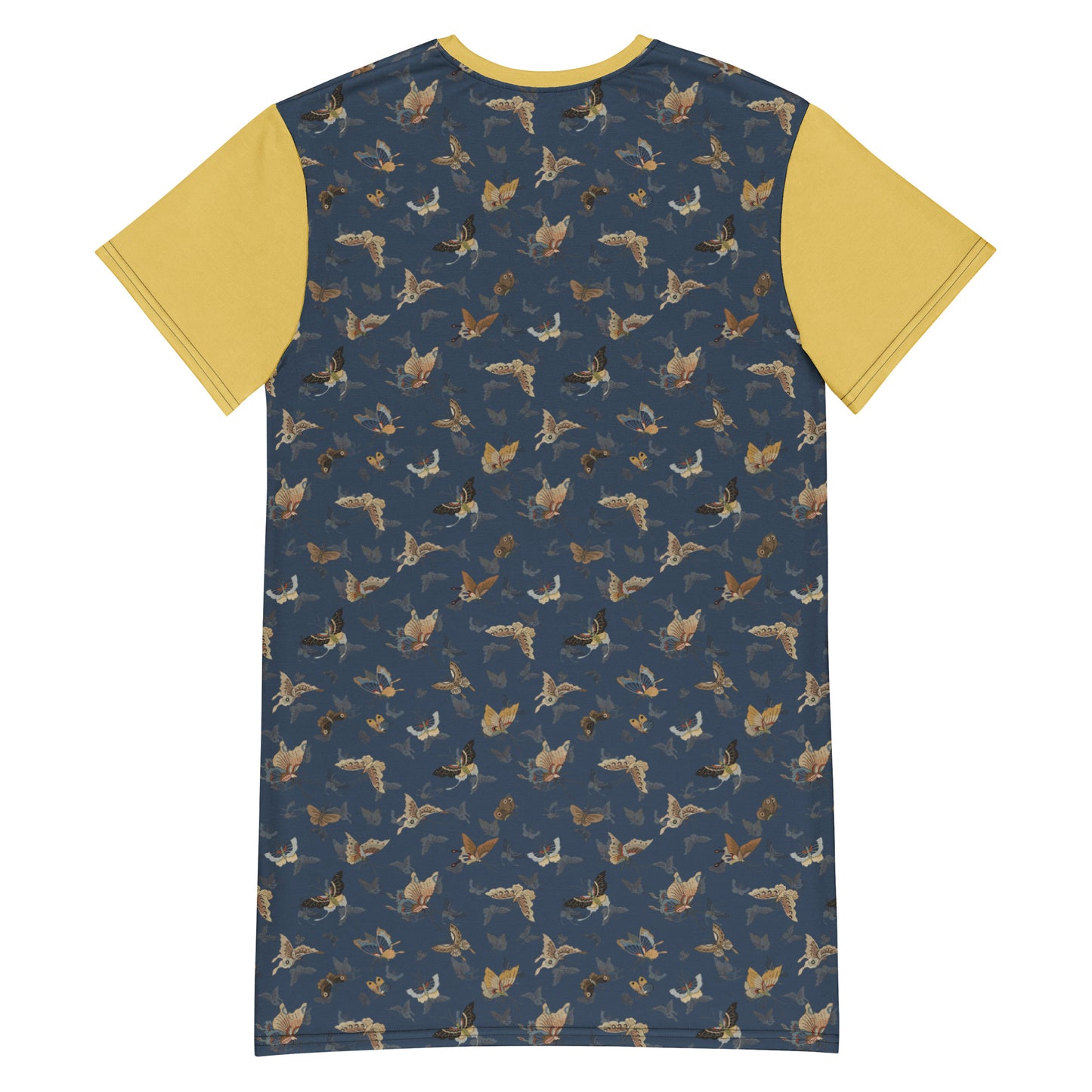 Butterfly dancing|T-shirt dress|Dark blue