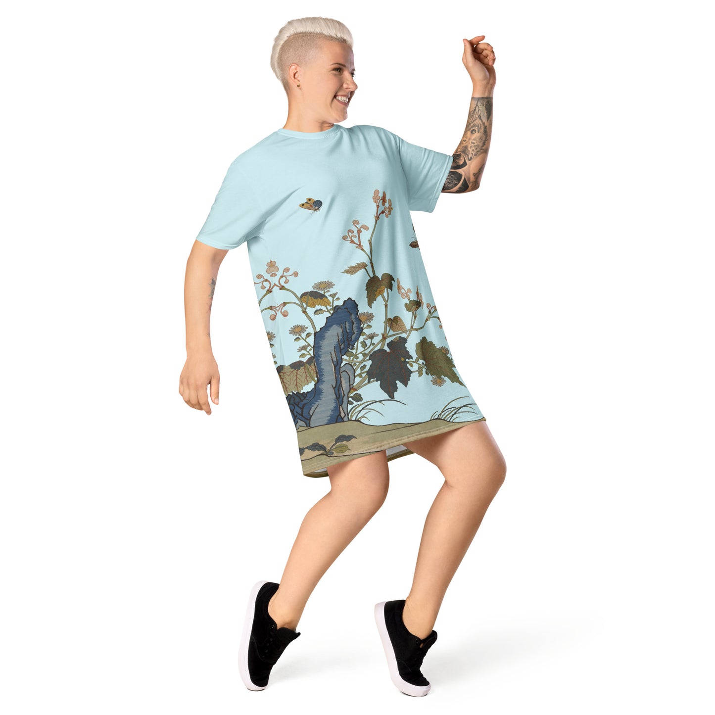 Kesi Flower Album|Begonia Blossoms|T-shirt dress|