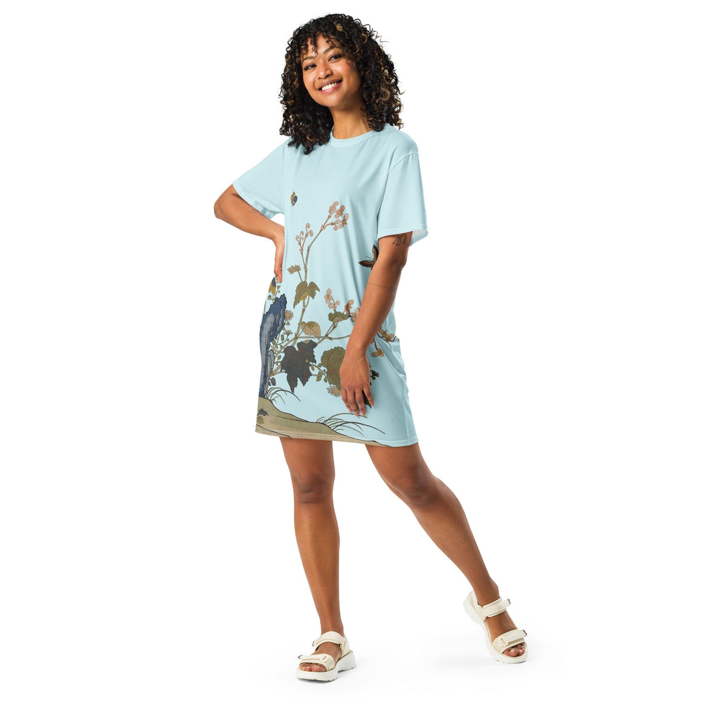 Kesi Flower Album|Begonia Blossoms|T-shirt dress|