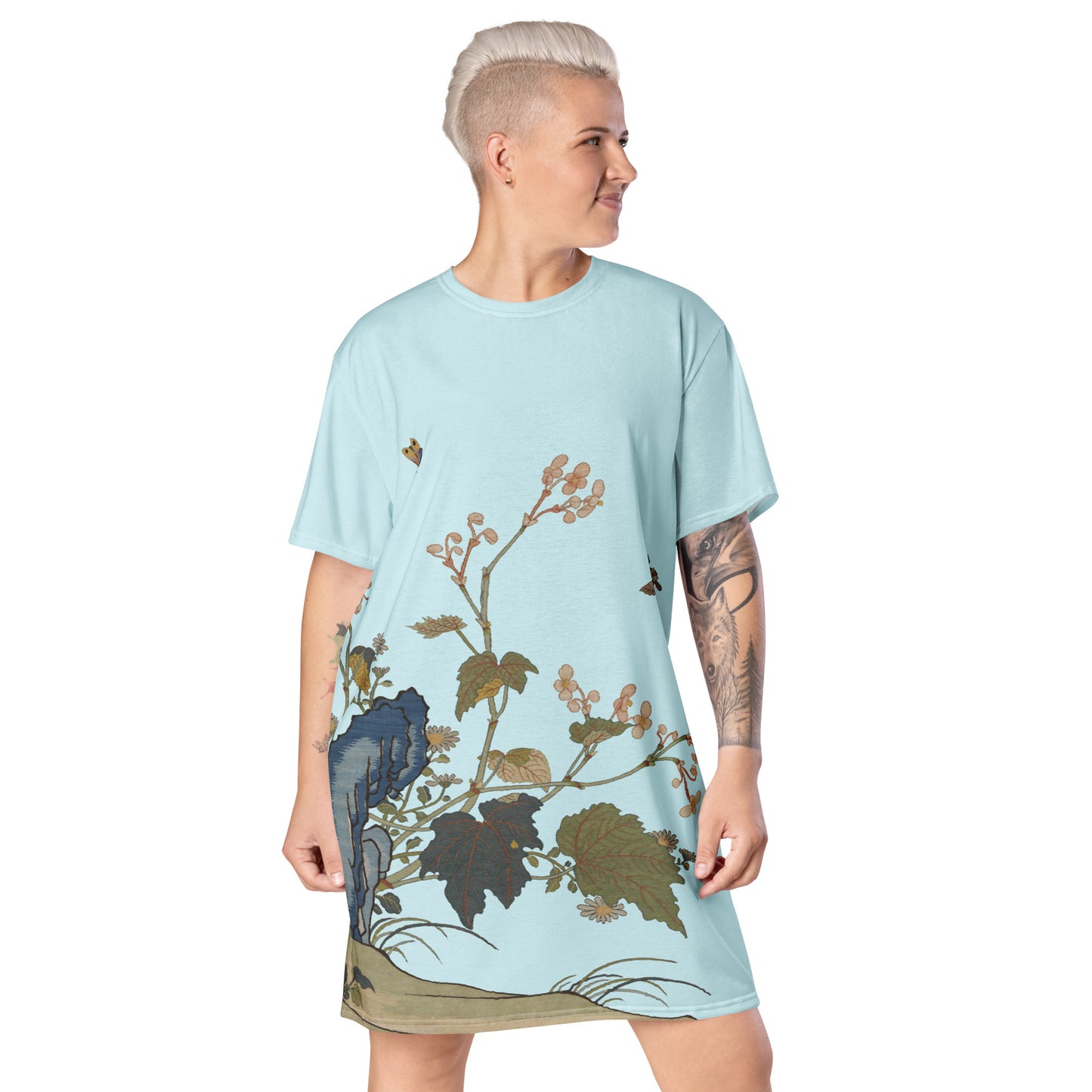 Kesi Flower Album|Begonia Blossoms|T-shirt dress|