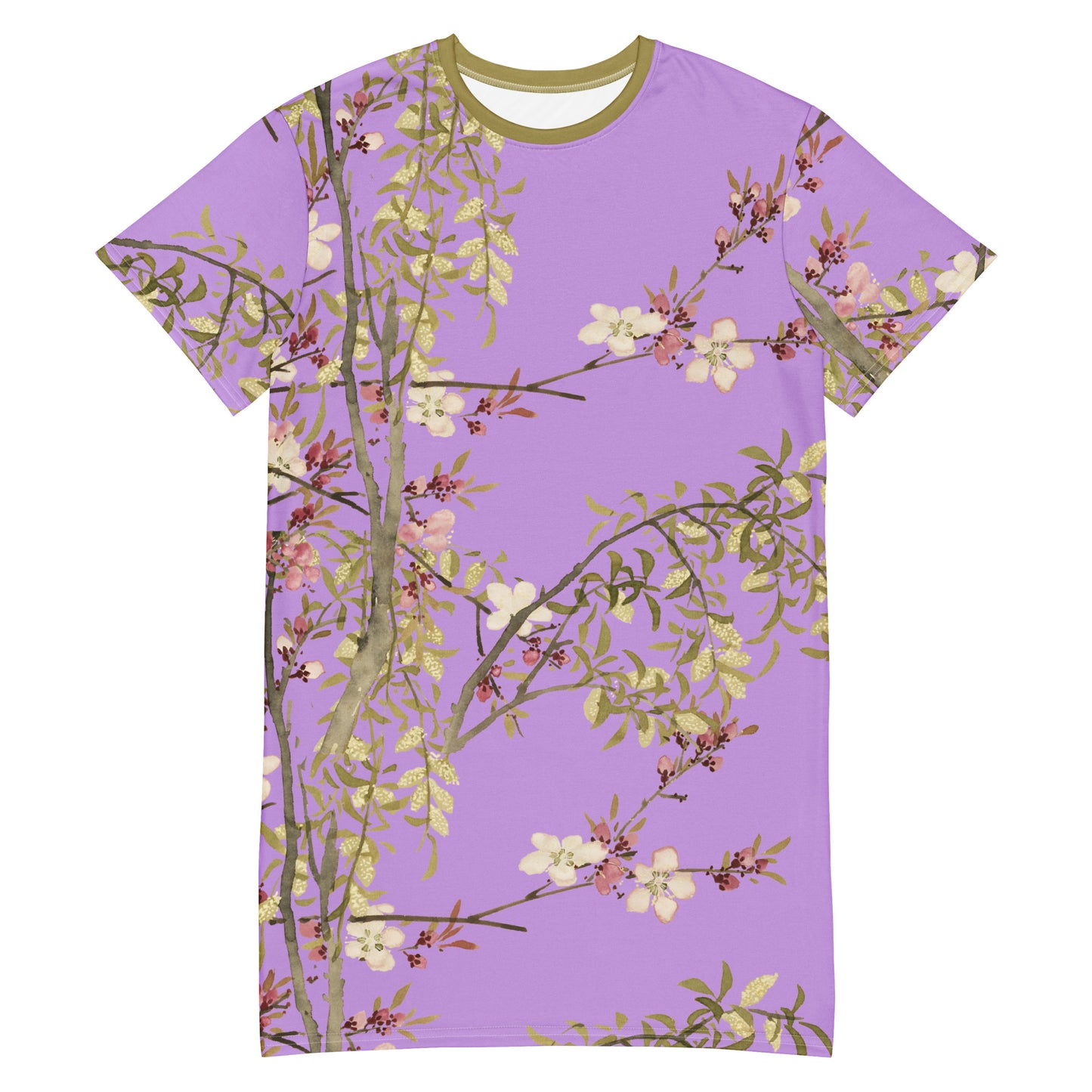 十二月花神|杨柳桃花|T恤连衣裙|丁香