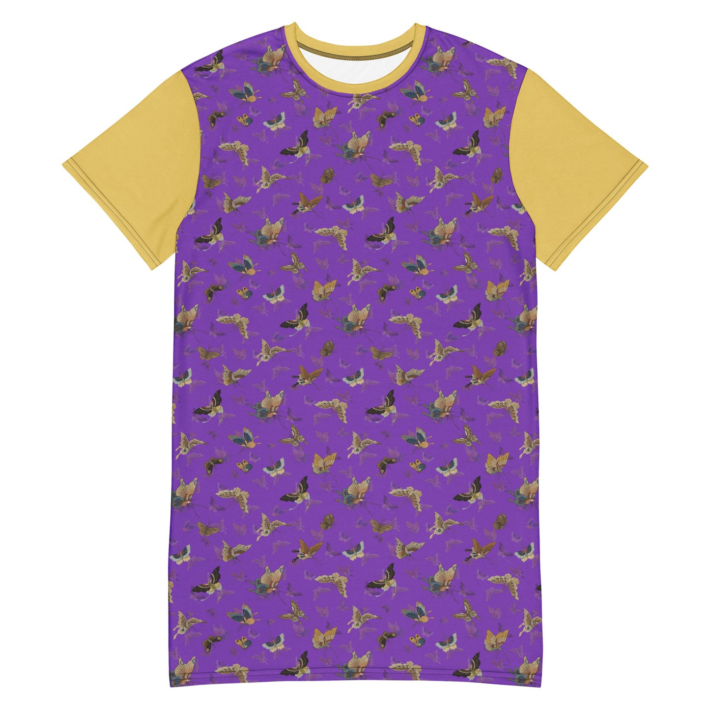 Butterfly dancing|T-shirt dress|Purple
