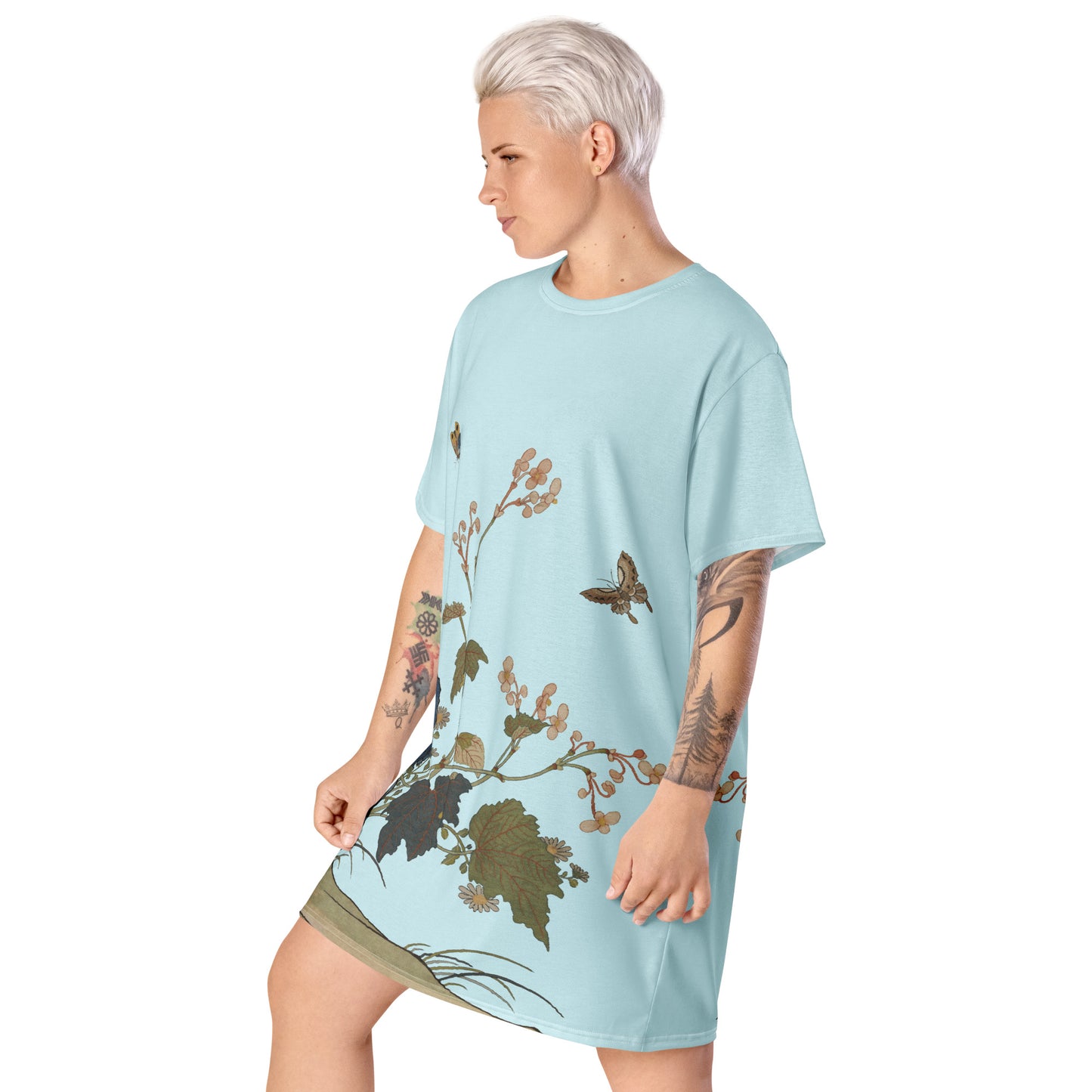 Kesi Flower Album|Begonia Blossoms|T-shirt dress|