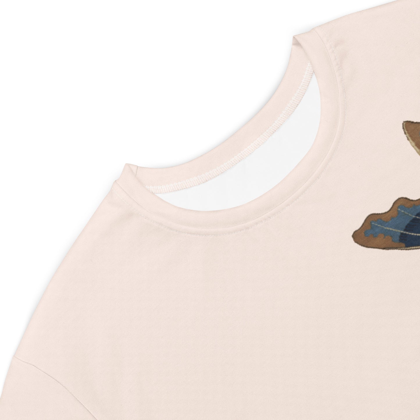 Kesi Flower Album|Hibiscus and Begonia Blossoms|T-shirt dress|Fish belly white