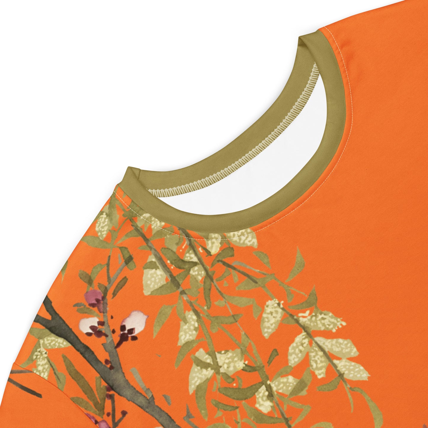 The Spirit of Flowers in Twelve Months|Willow and Peach Blossom|T-shirt dress|Orange