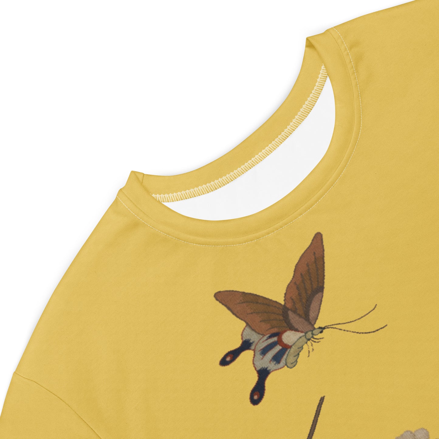 Kesi Flower Album|Plum Blossoms and Butterfly|T-shirt dress|Gold