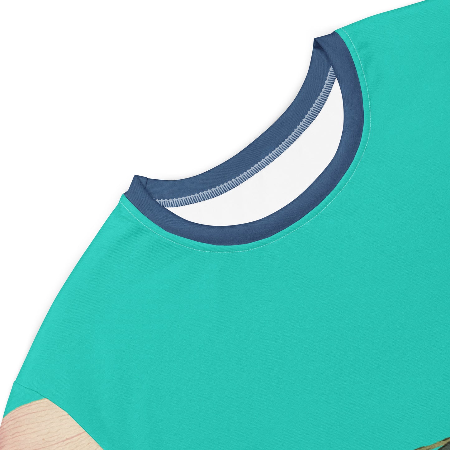 The Spirit of Flowers in Twelve Months|Lotus in Bloom|T-shirt dress|Turquoise