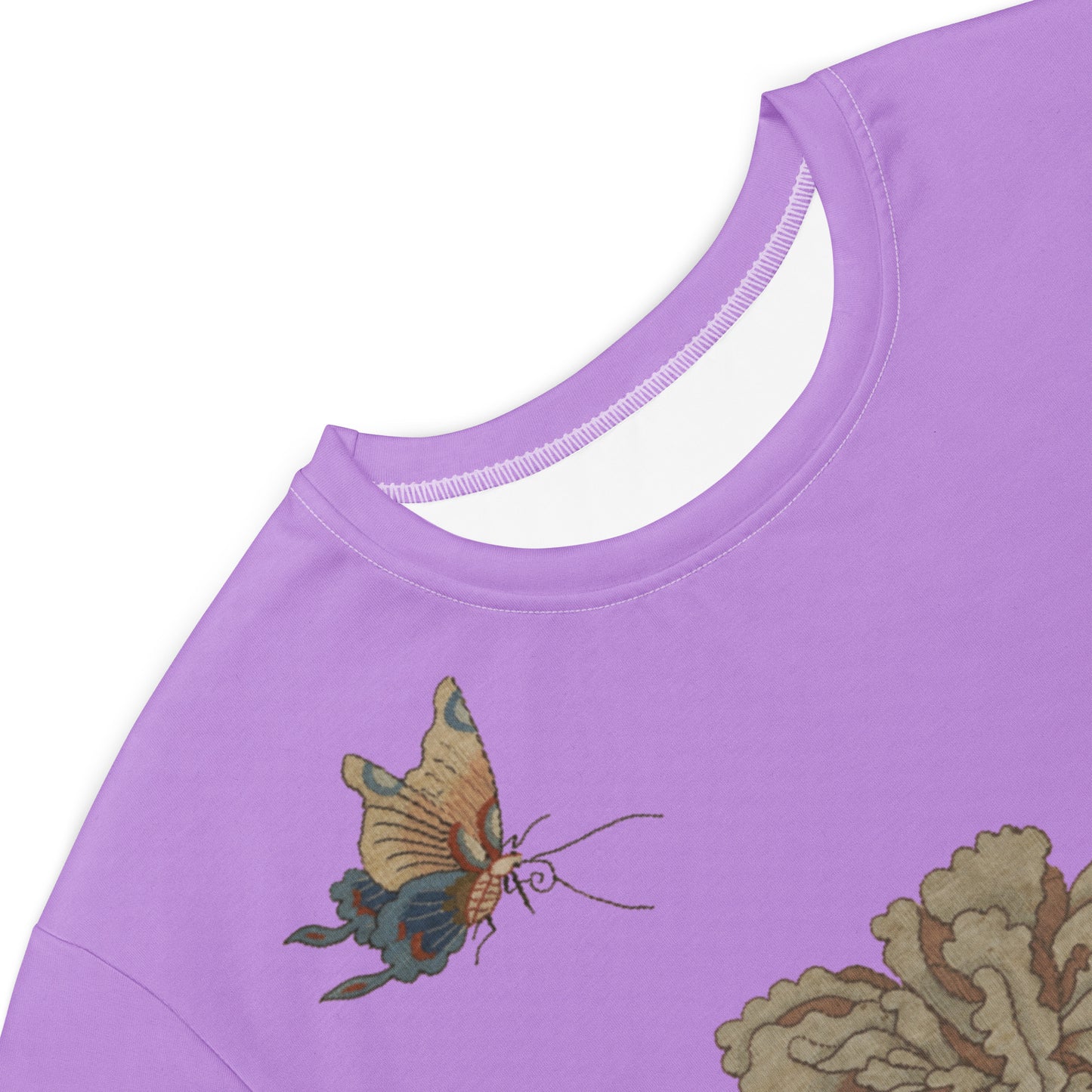 Kesi Flower Album|Peonies and Butterfly|T-shirt dress|Lilac