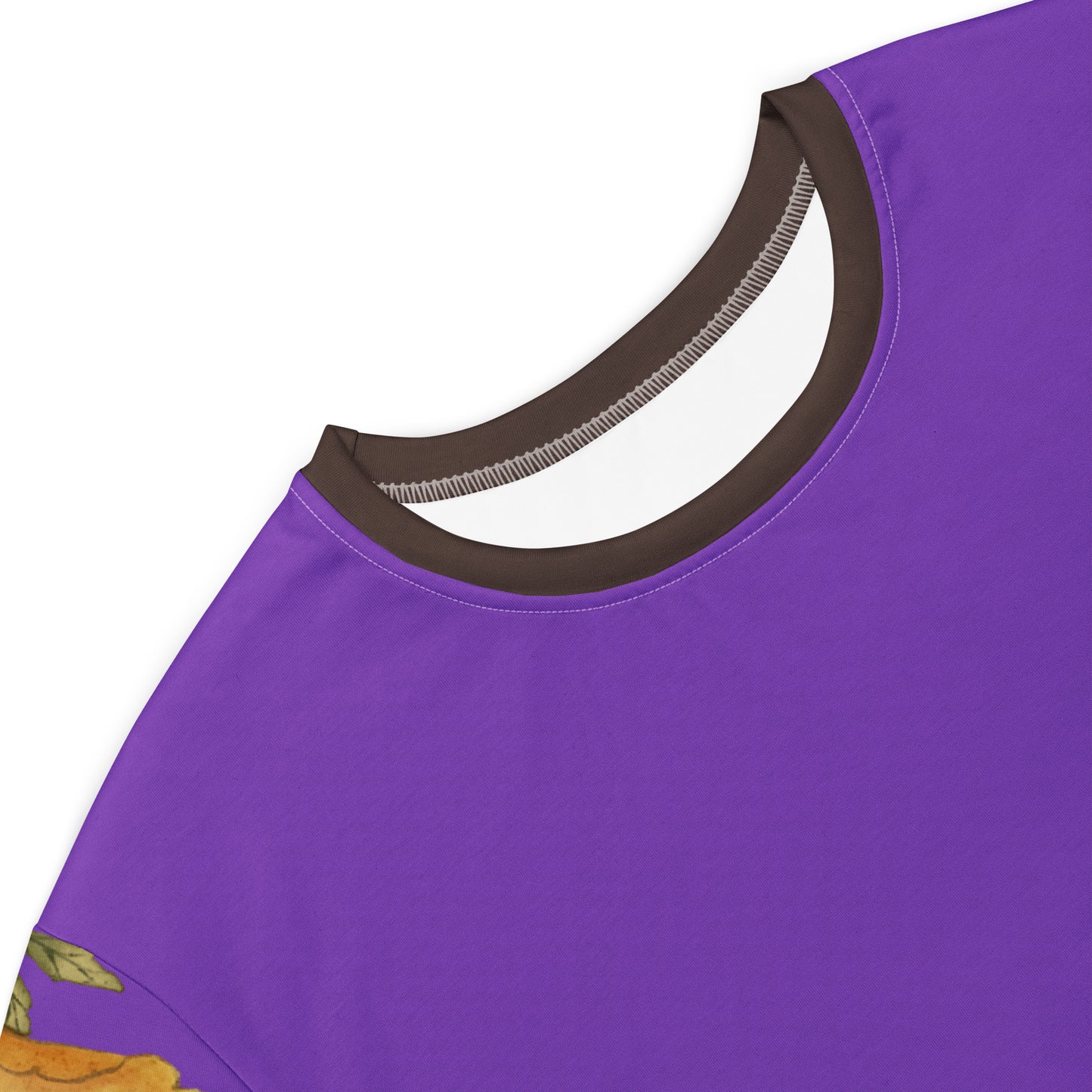 The Spirit of Flowers in Twelve Months|Okra and White-edged Morning Glory in Bloom|T-shirt dress|Purple