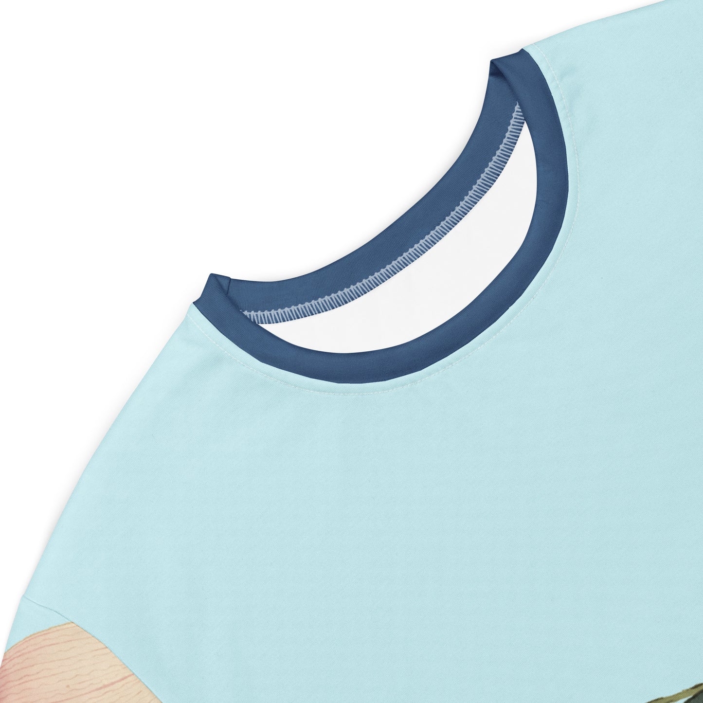 The Spirit of Flowers in Twelve Months|Lotus in Bloom|T-shirt dress|Aqua blue