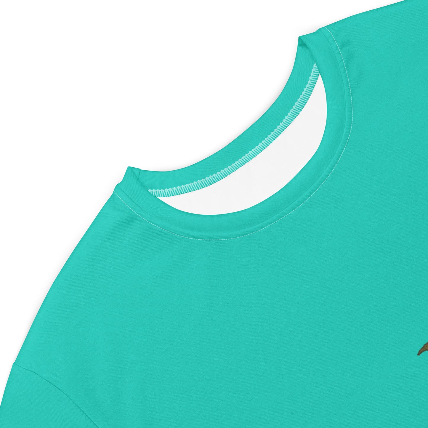 タペストリーの花|Narcissus and Peaches|T-shirt dress|Turquoise