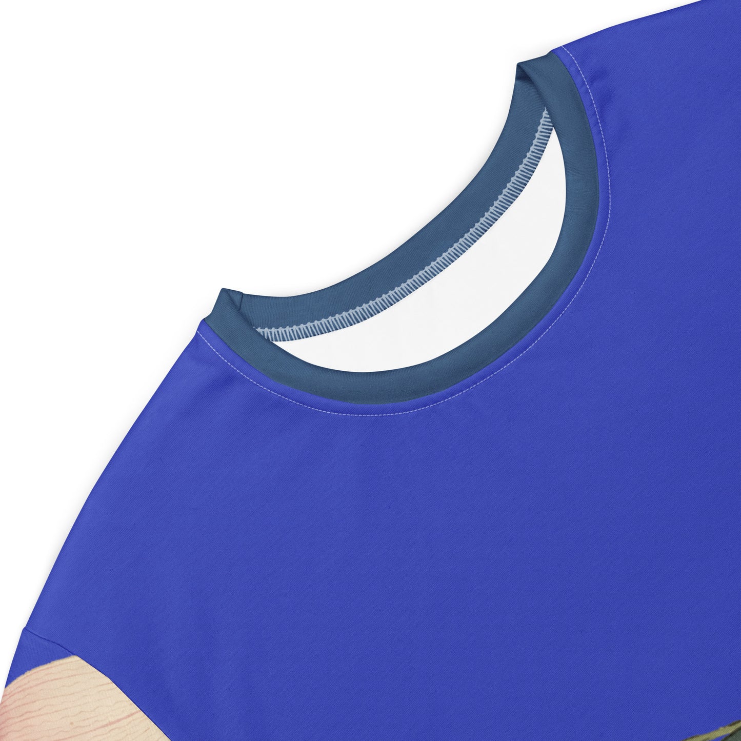 The Spirit of Flowers in Twelve Months|Lotus in Bloom|T-shirt dress|Royal blue