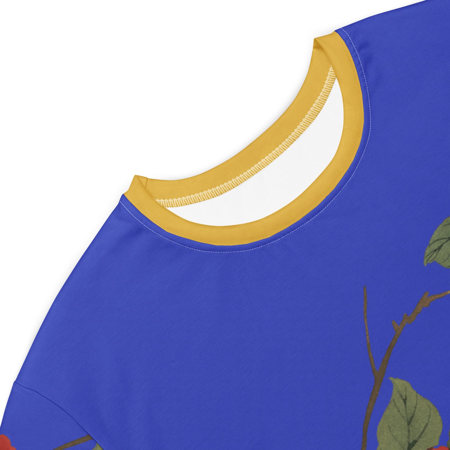 The Spirit of Flowers in Twelve Months|Narcissus and Camelia in Bloom|T-shirt dress|Royal blue