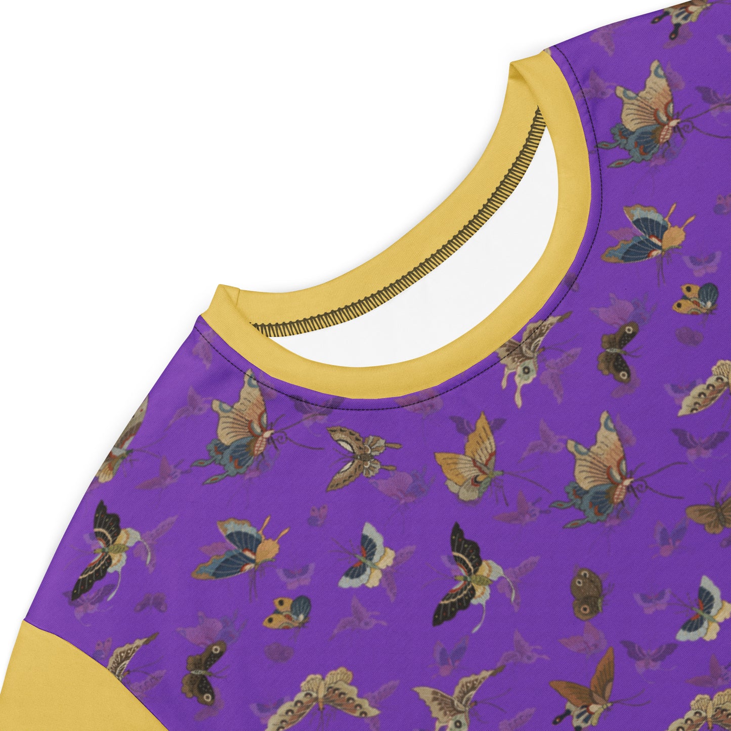 Butterfly dancing|T-shirt dress|Purple