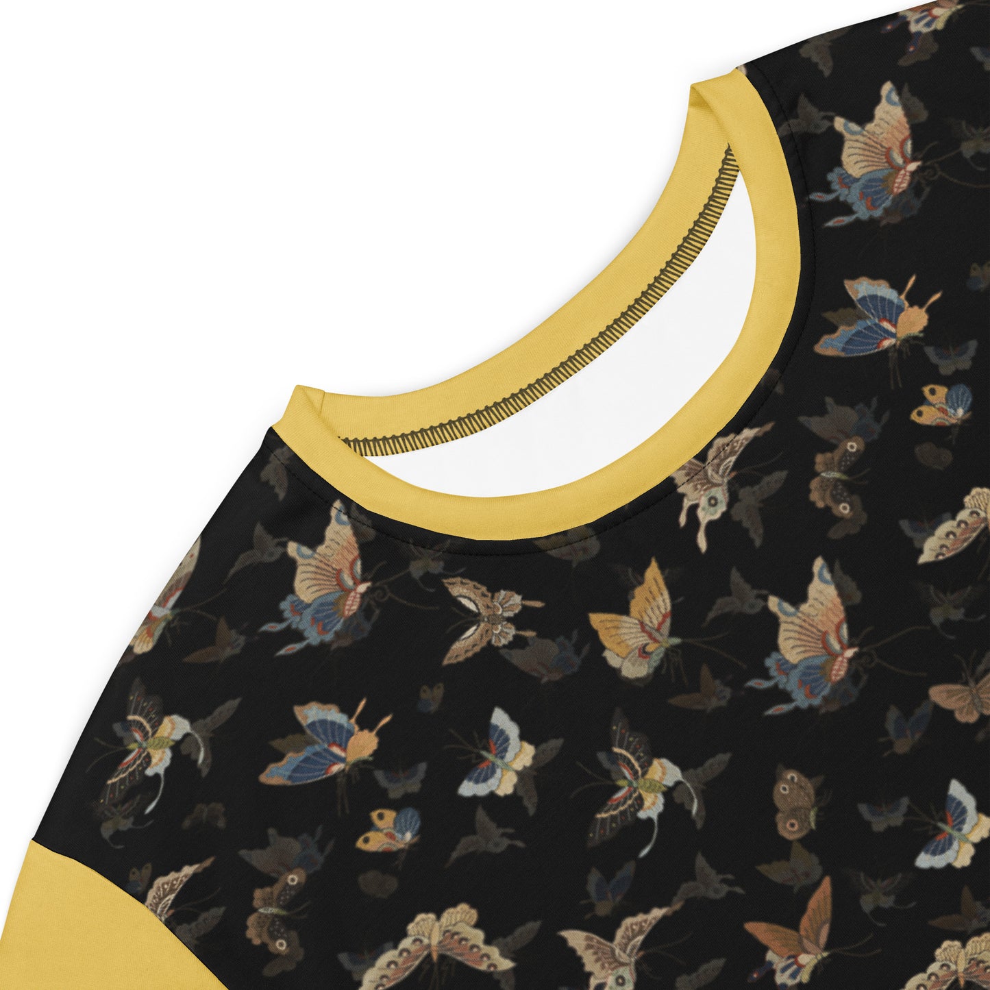 Butterfly dancing|T-shirt dress|Black