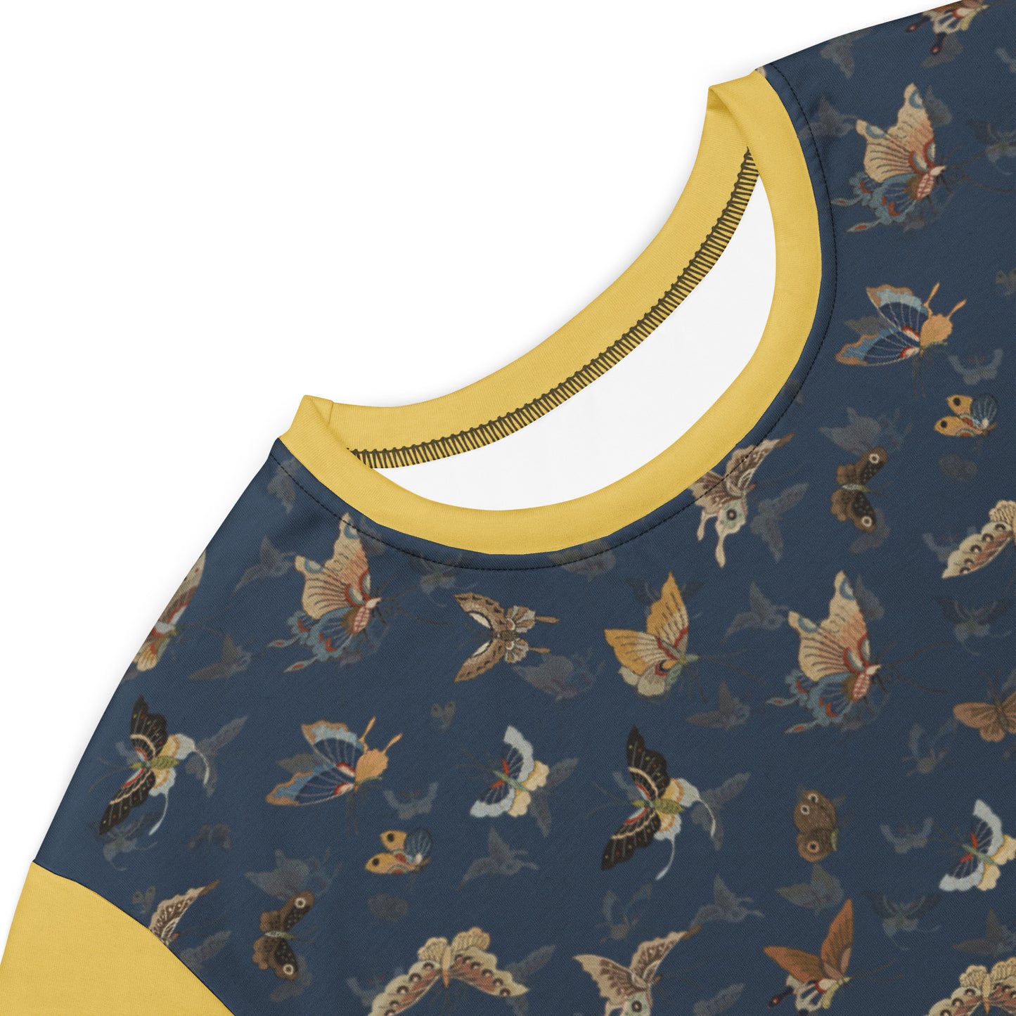 Butterfly dancing|T-shirt dress|Dark blue