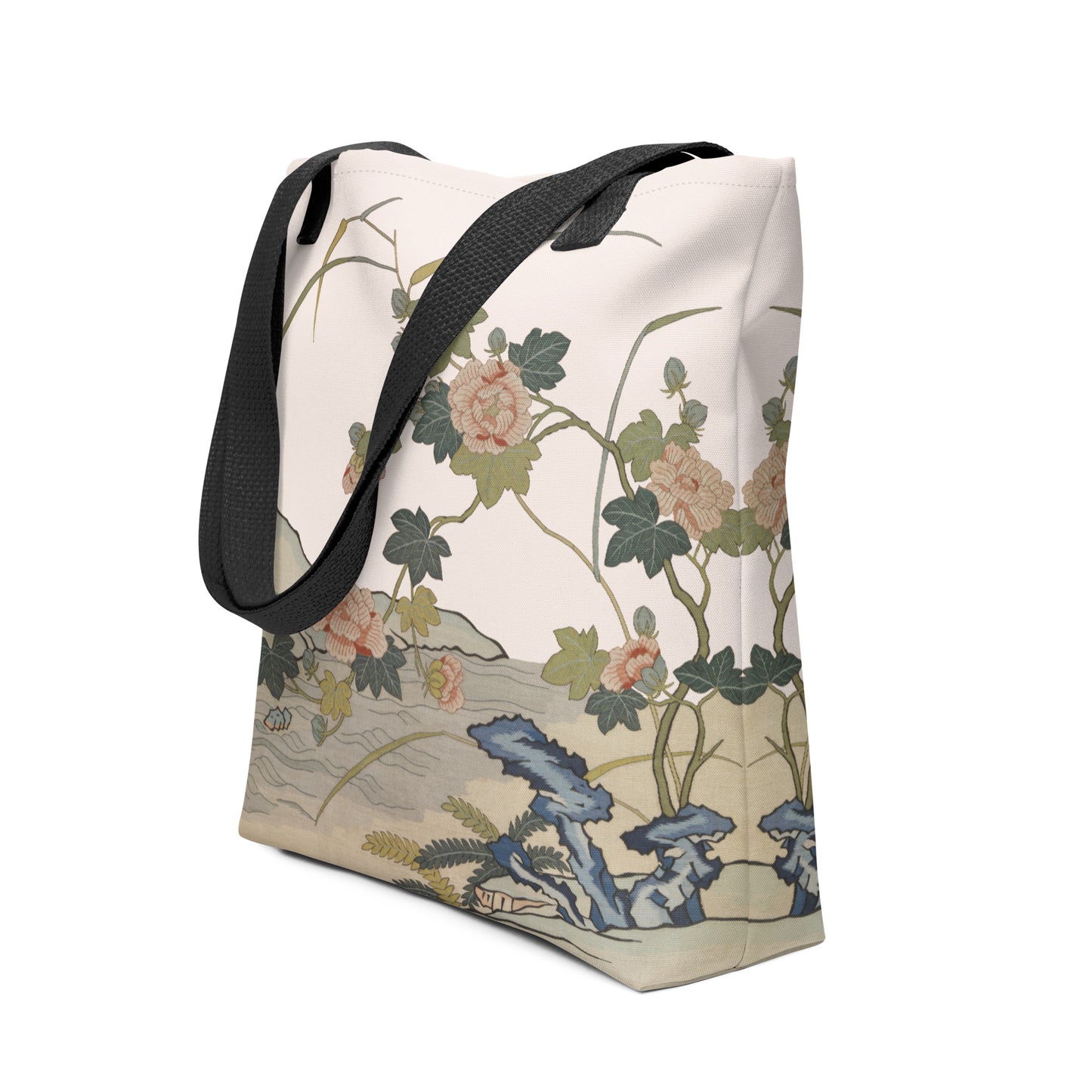 刻丝花卉|芙蓉傍水|手提袋(托特包)|鱼肚白