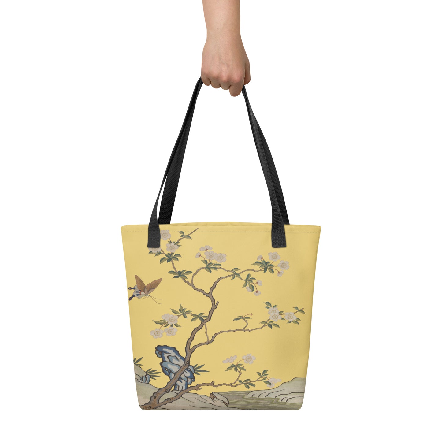 刻丝花卉|李花|手提袋(托特包)|金黄
