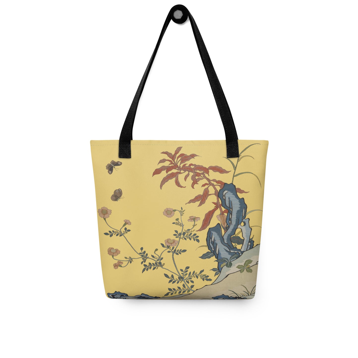 刻丝花卉|花蝶|手提袋(托特包)|金黄