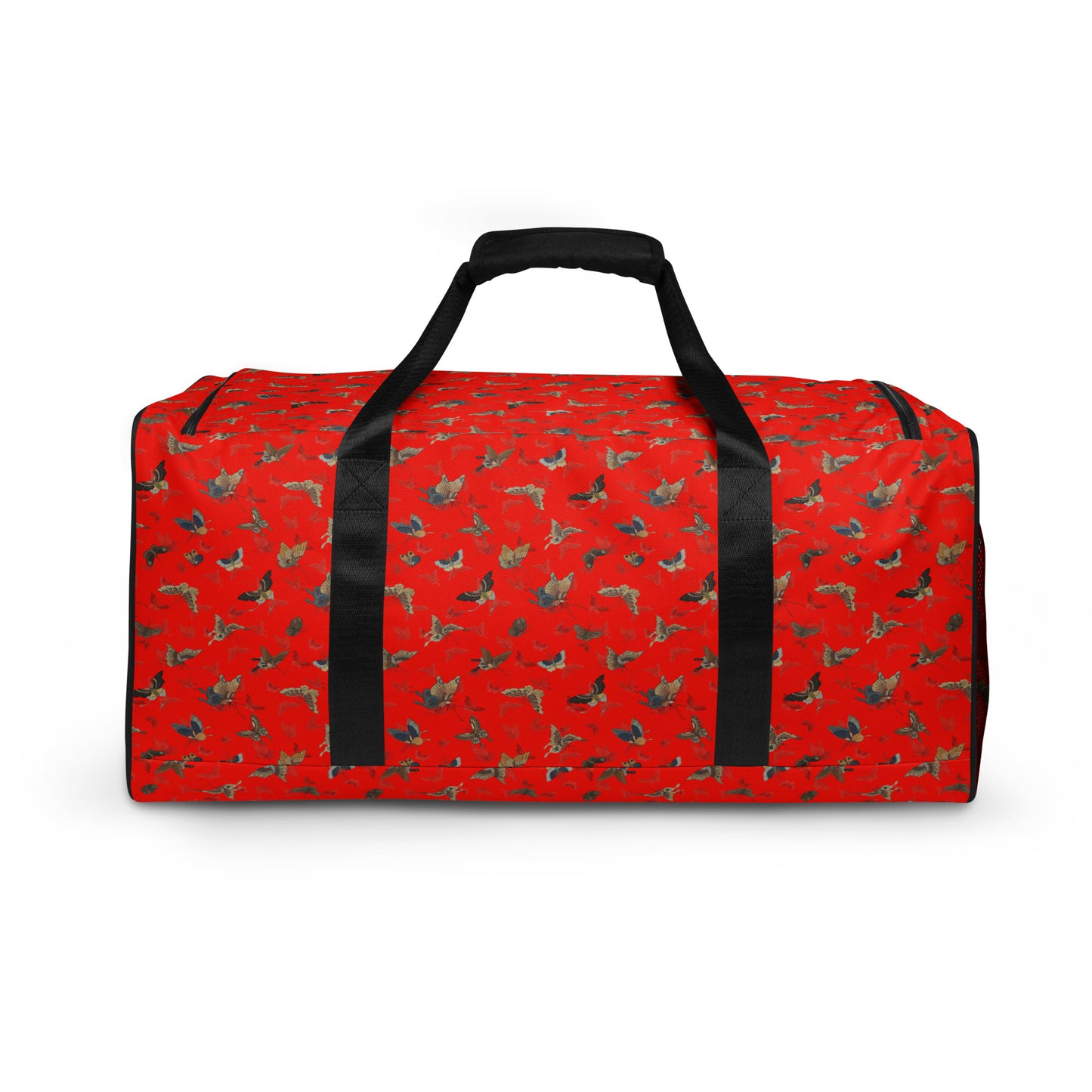 Butterfly dancing｜Duffle bag｜Garnet red