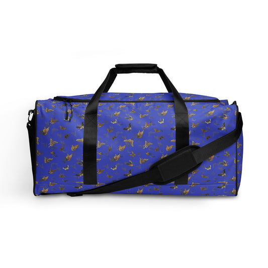 Butterfly dancing｜Duffle bag｜Royal blue