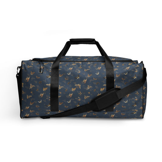 Butterfly dancing｜Duffle bag｜Dark blue