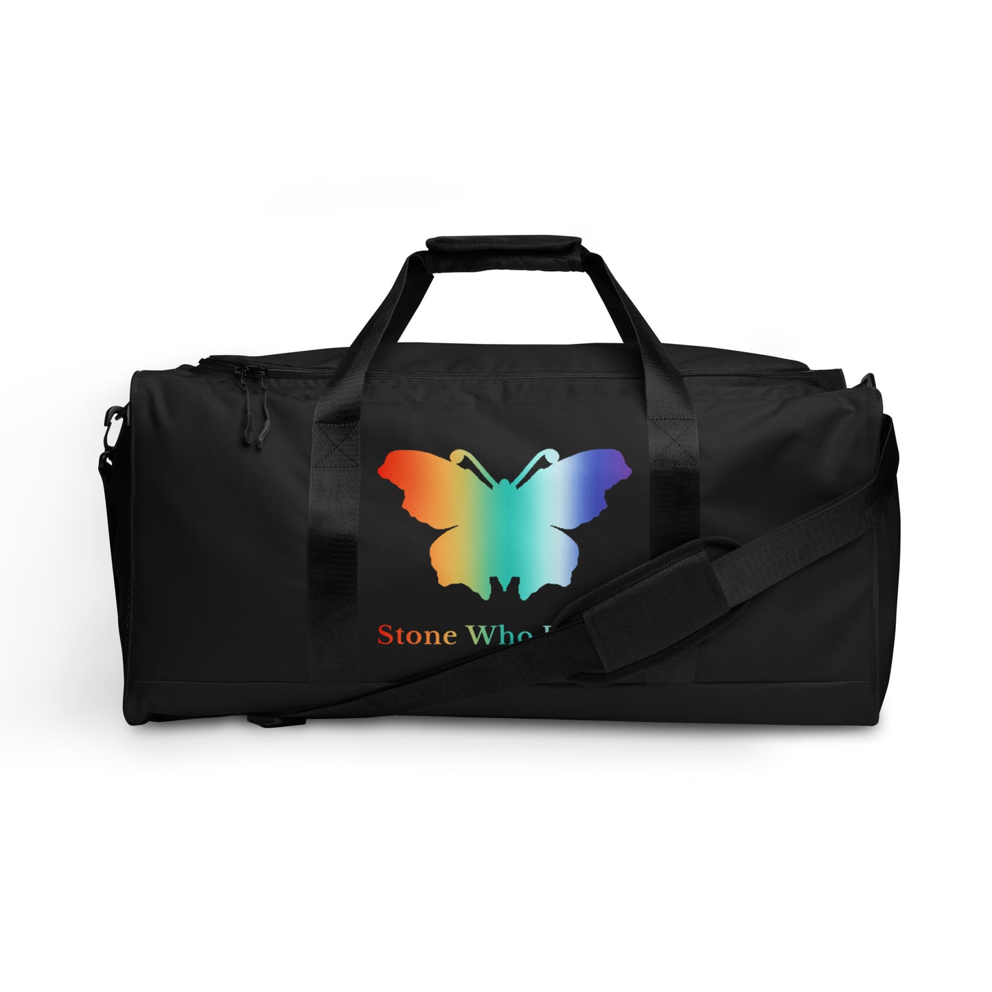 Logo collection｜Duffle bag｜Rainbow on Black