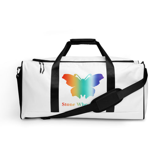 Logo collection｜Duffle bag｜Rainbow on White