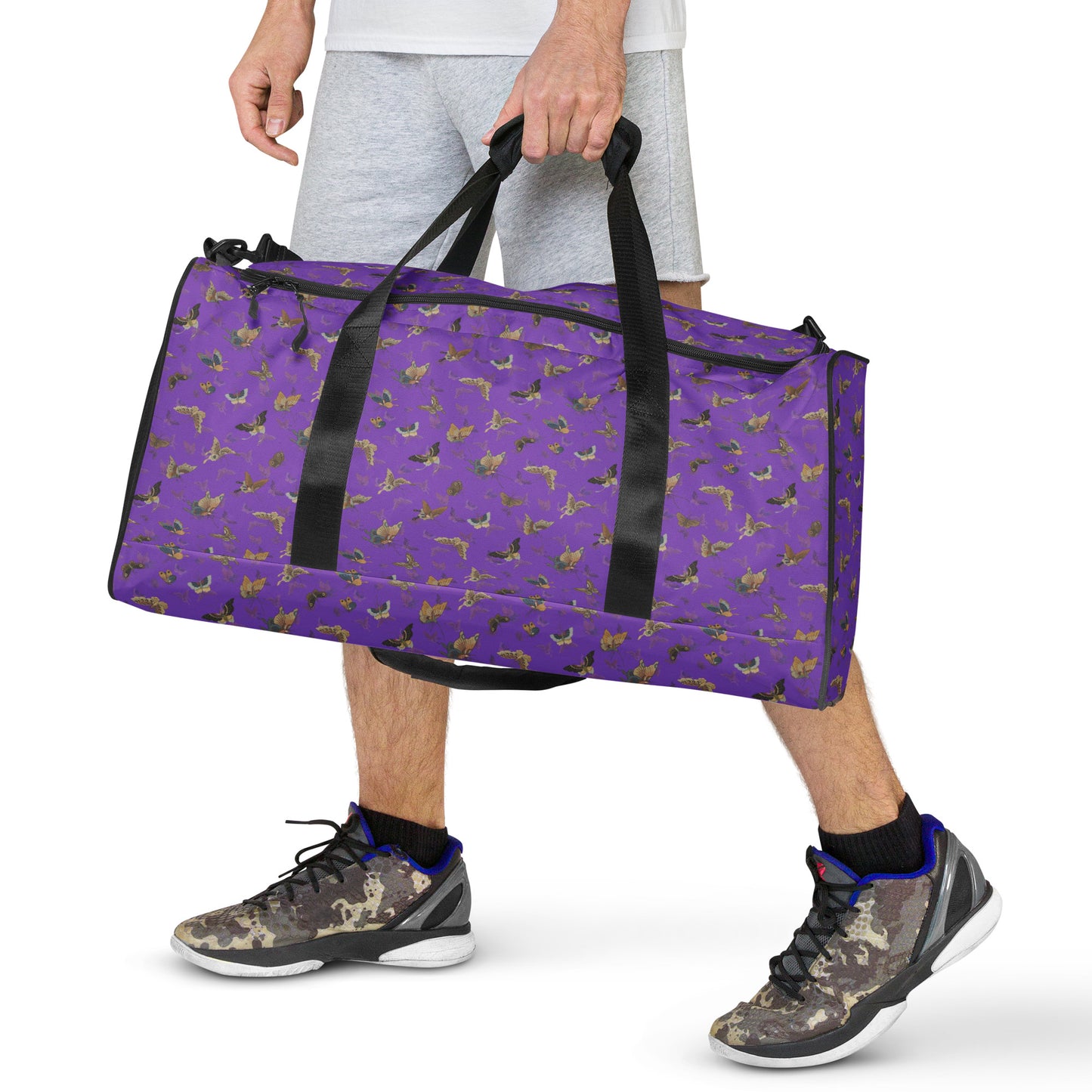 Butterfly dancing｜Duffle bag｜Purple