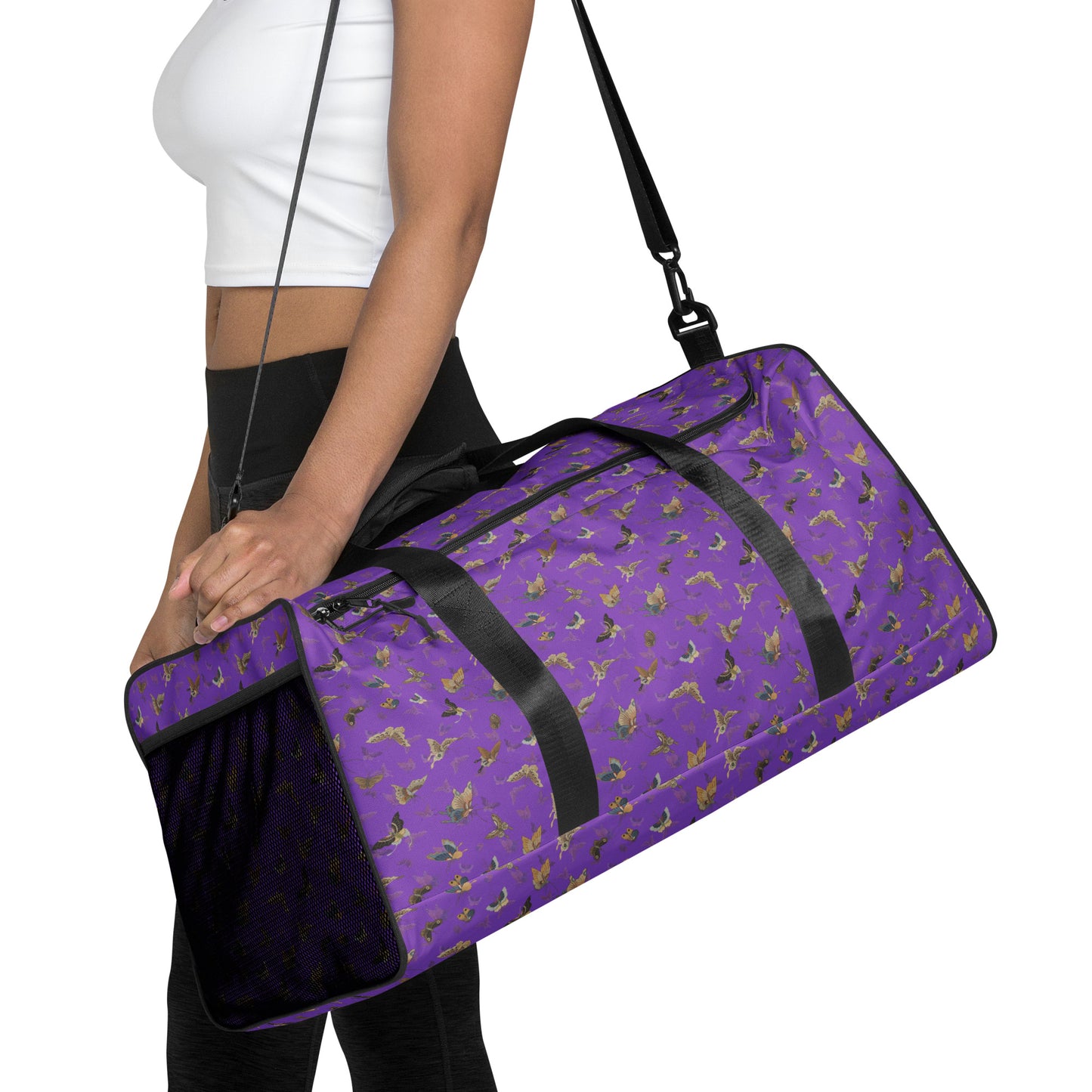 Butterfly dancing｜Duffle bag｜Purple