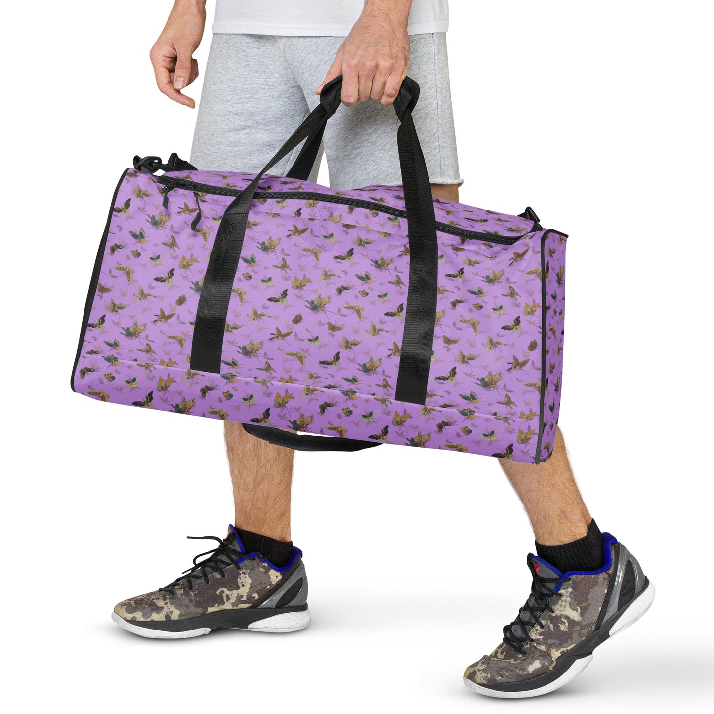 Butterfly dancing｜Duffle bag｜Lilac