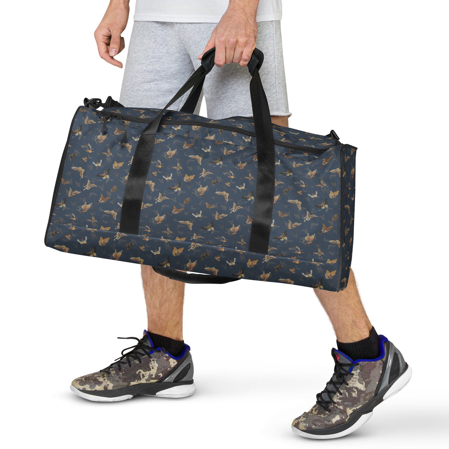 Butterfly dancing｜Duffle bag｜Dark blue