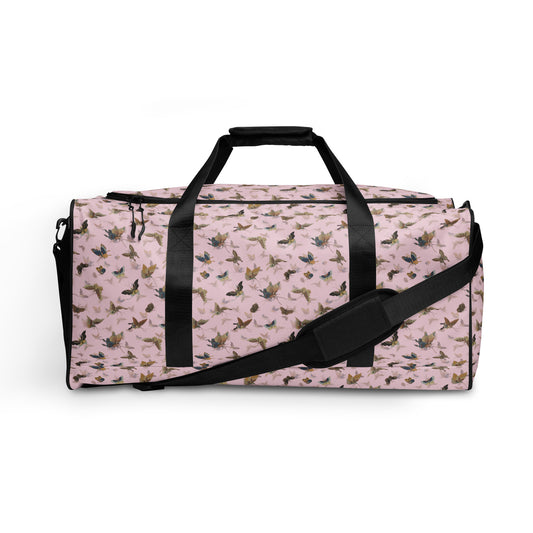 Butterfly dancing｜Duffle bag｜Pale pinkish gray