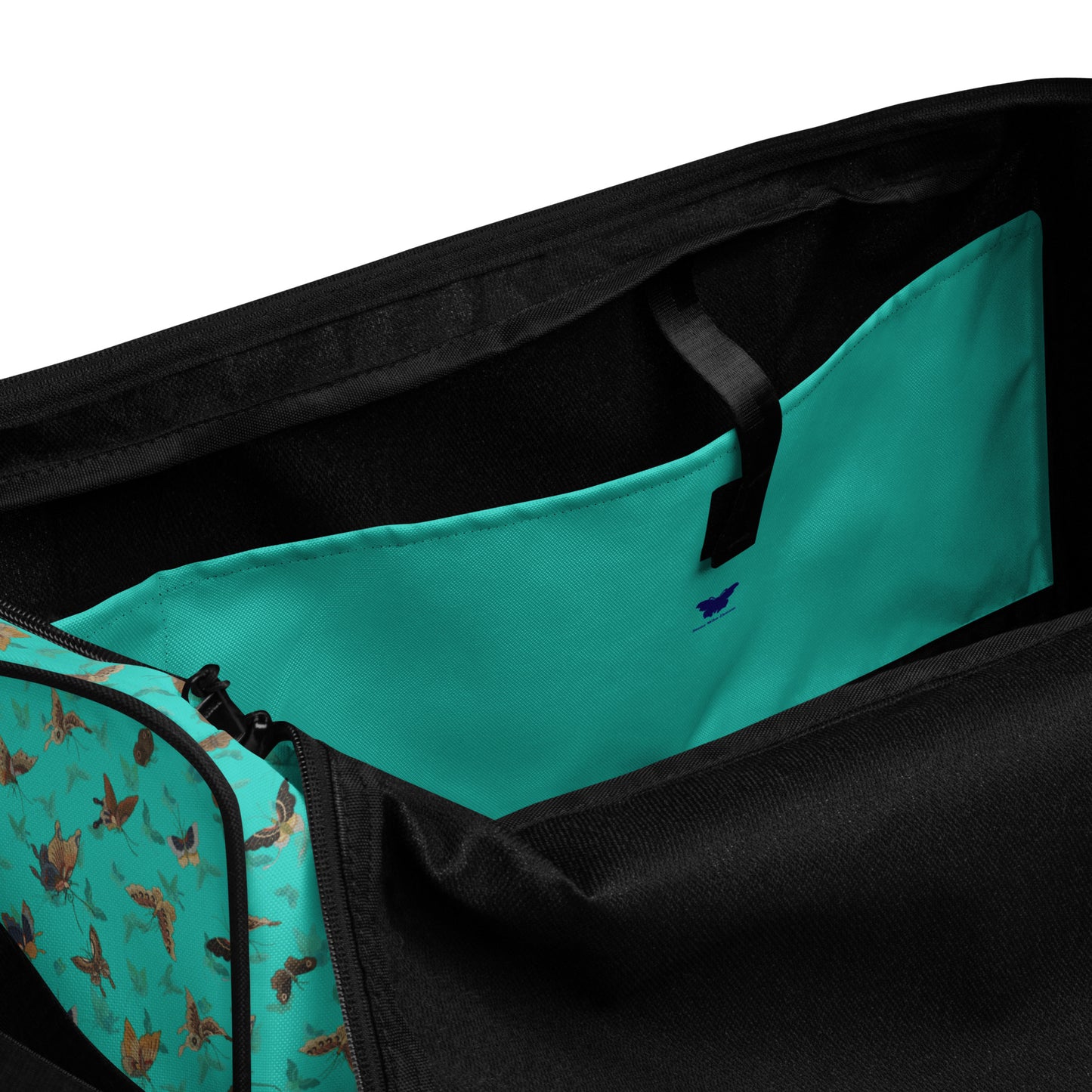 Butterfly dancing｜Duffle bag｜Turquoise