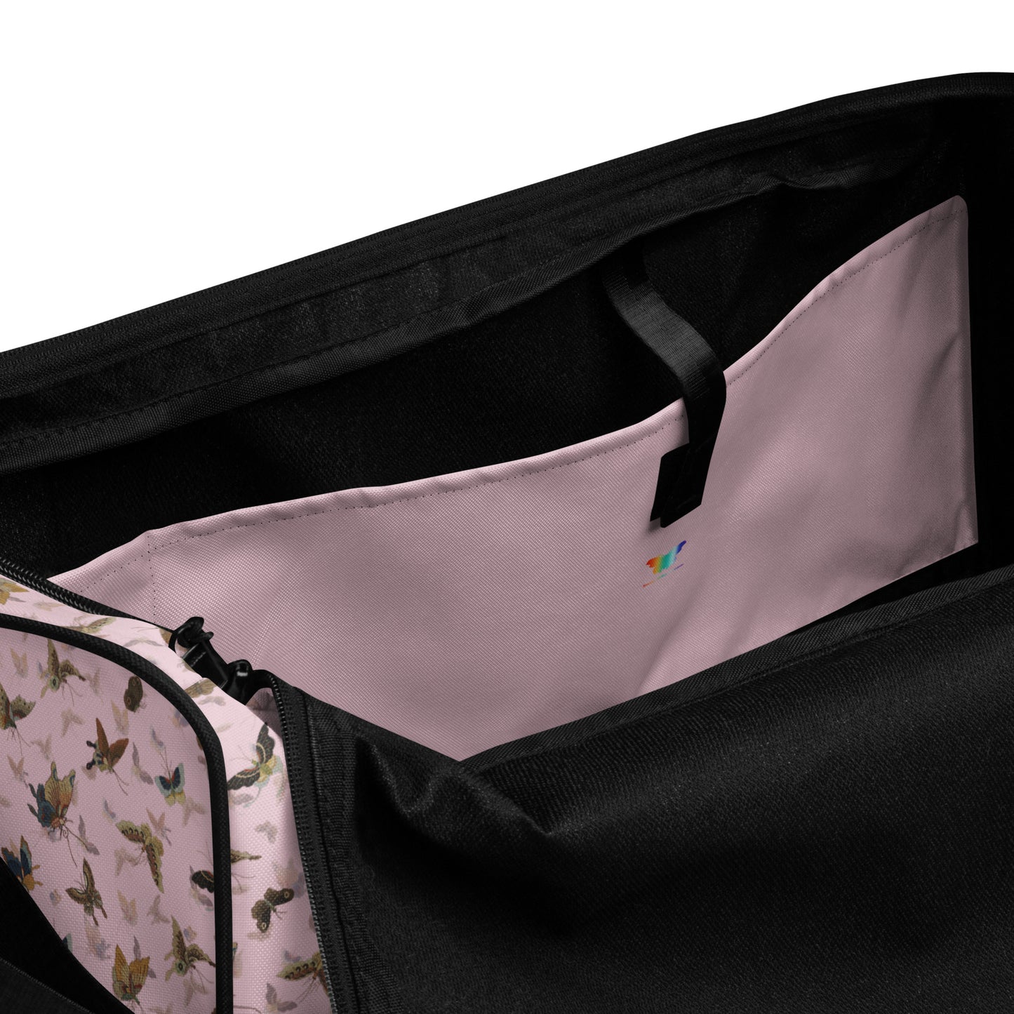 Butterfly dancing｜Duffle bag｜Pale pinkish gray