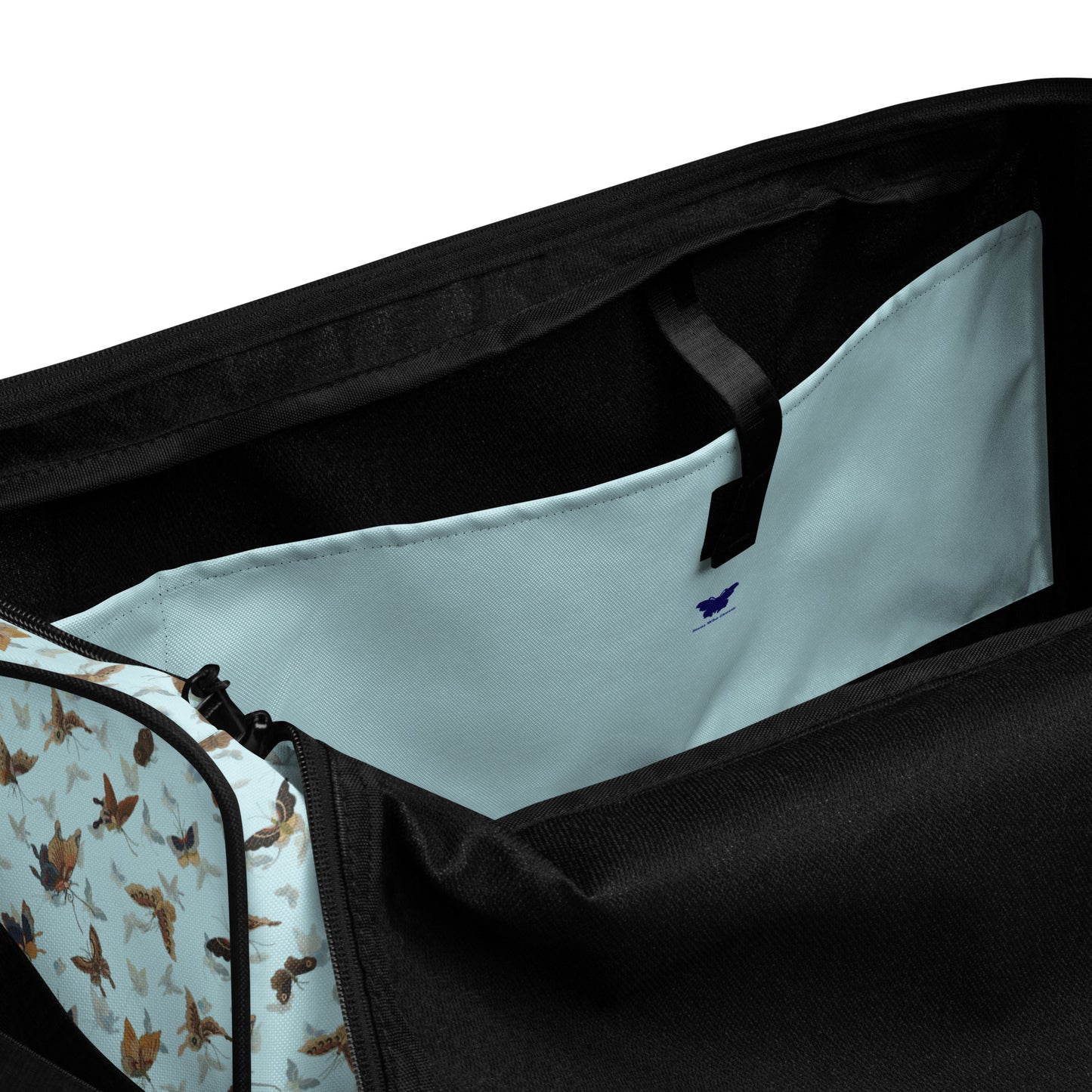 Butterfly dancing｜Duffle bag｜Aqua blue