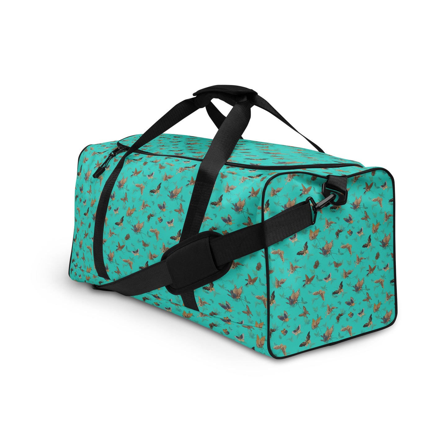 Butterfly dancing｜Duffle bag｜Turquoise