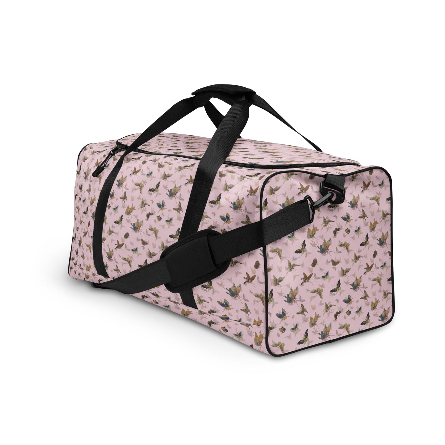 Butterfly dancing｜Duffle bag｜Pale pinkish gray