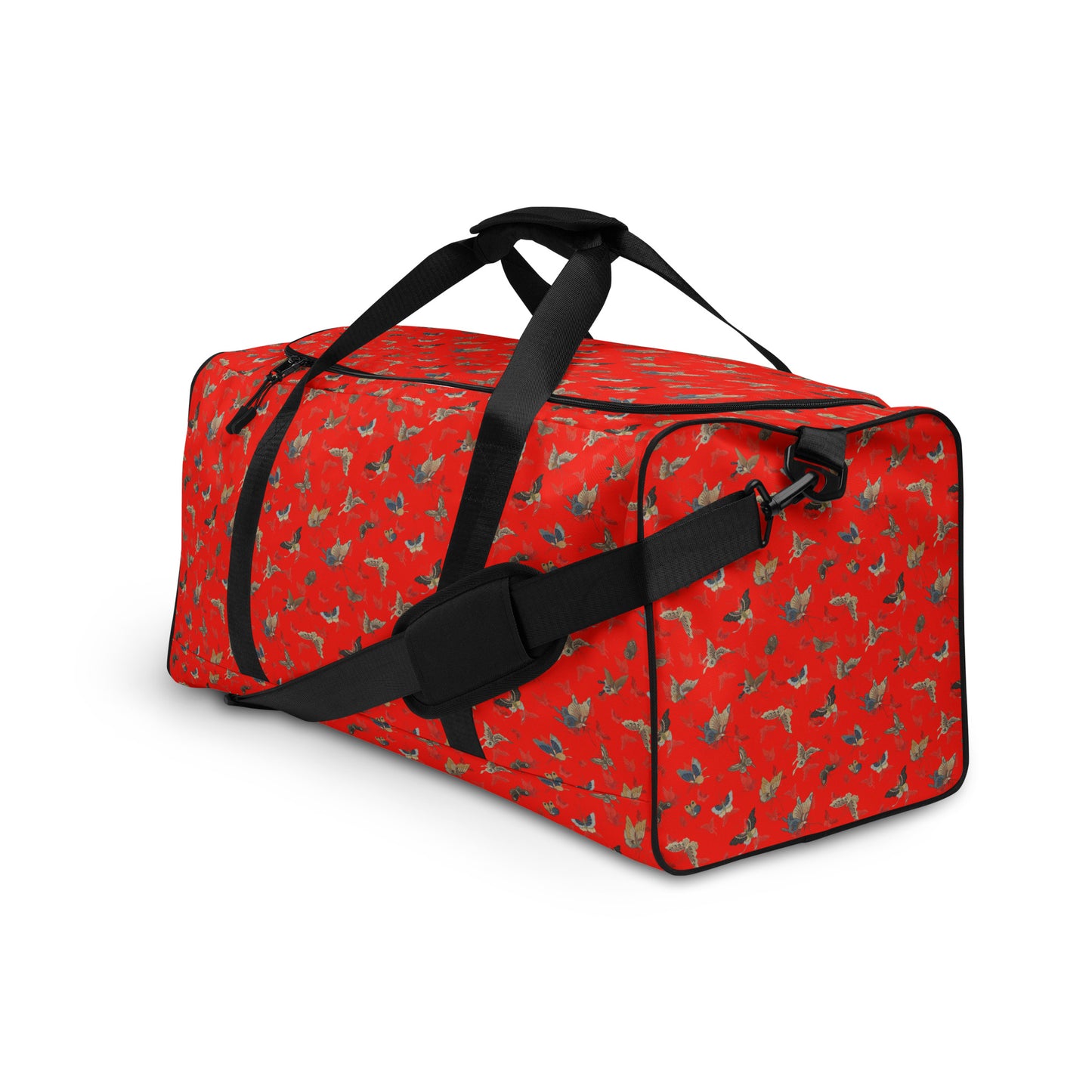 Butterfly dancing｜Duffle bag｜Garnet red