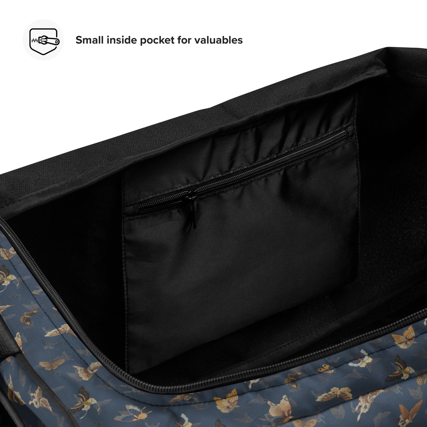 Butterfly dancing｜Duffle bag｜Dark blue