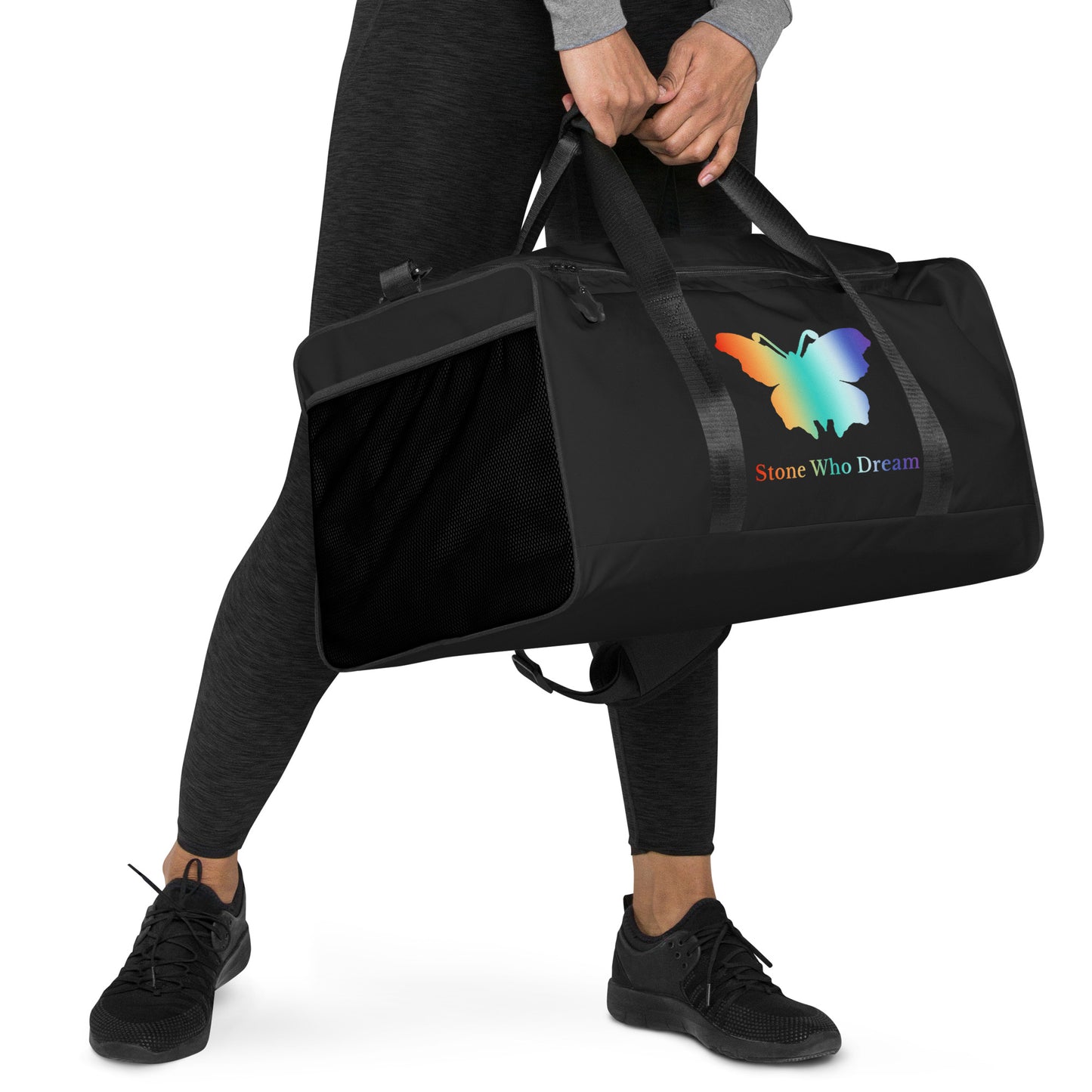 Logo collection｜Duffle bag｜Rainbow on Black