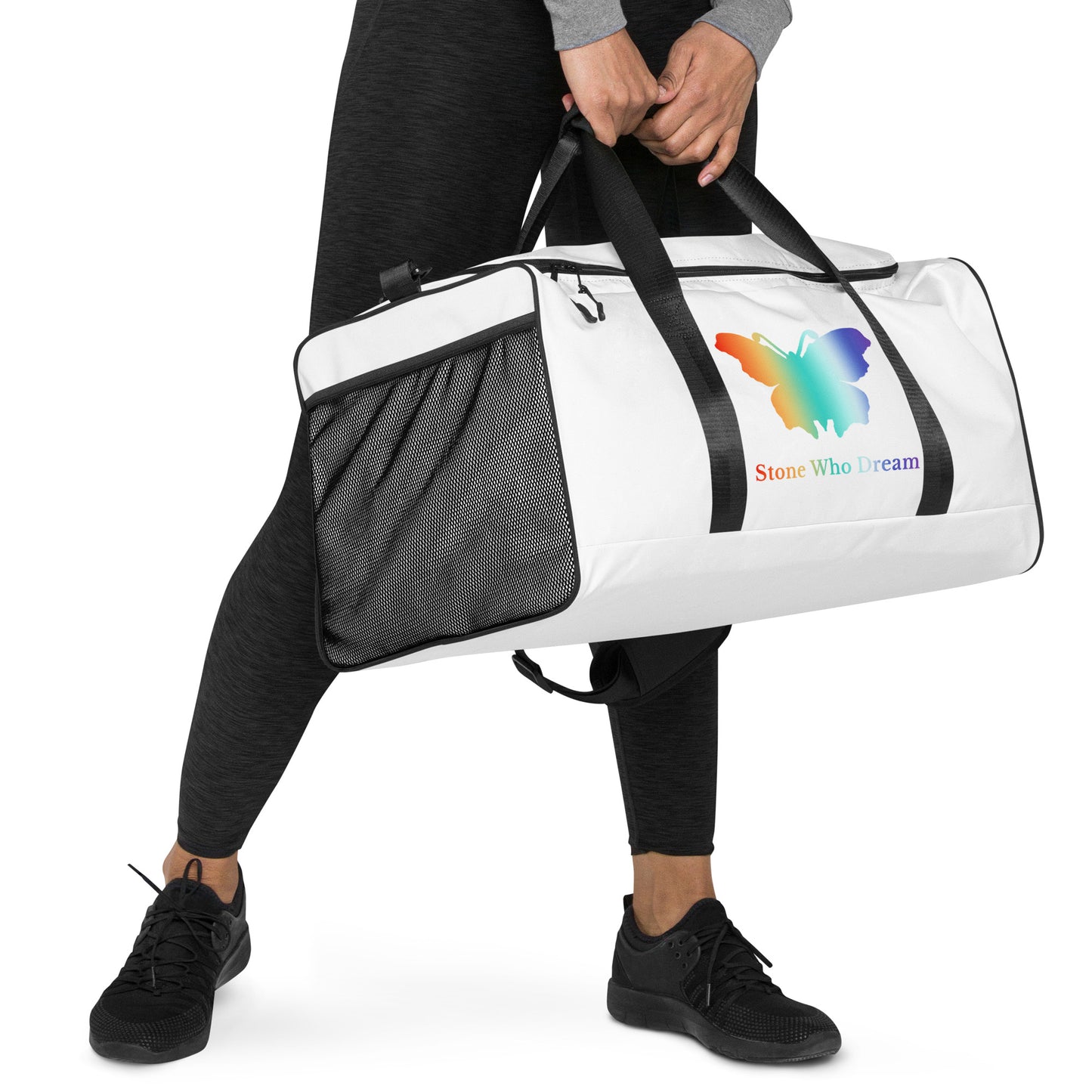 Logo collection｜Duffle bag｜Rainbow on White