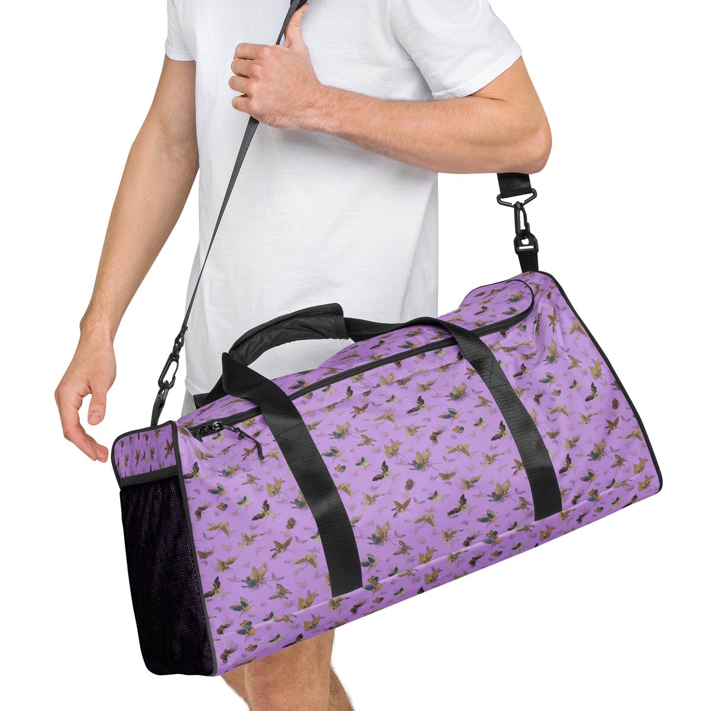 Butterfly dancing｜Duffle bag｜Lilac