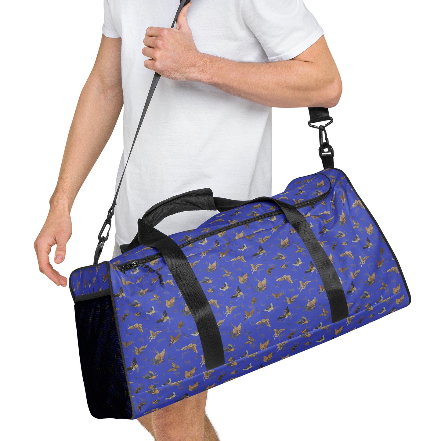 Butterfly dancing｜Duffle bag｜Royal blue