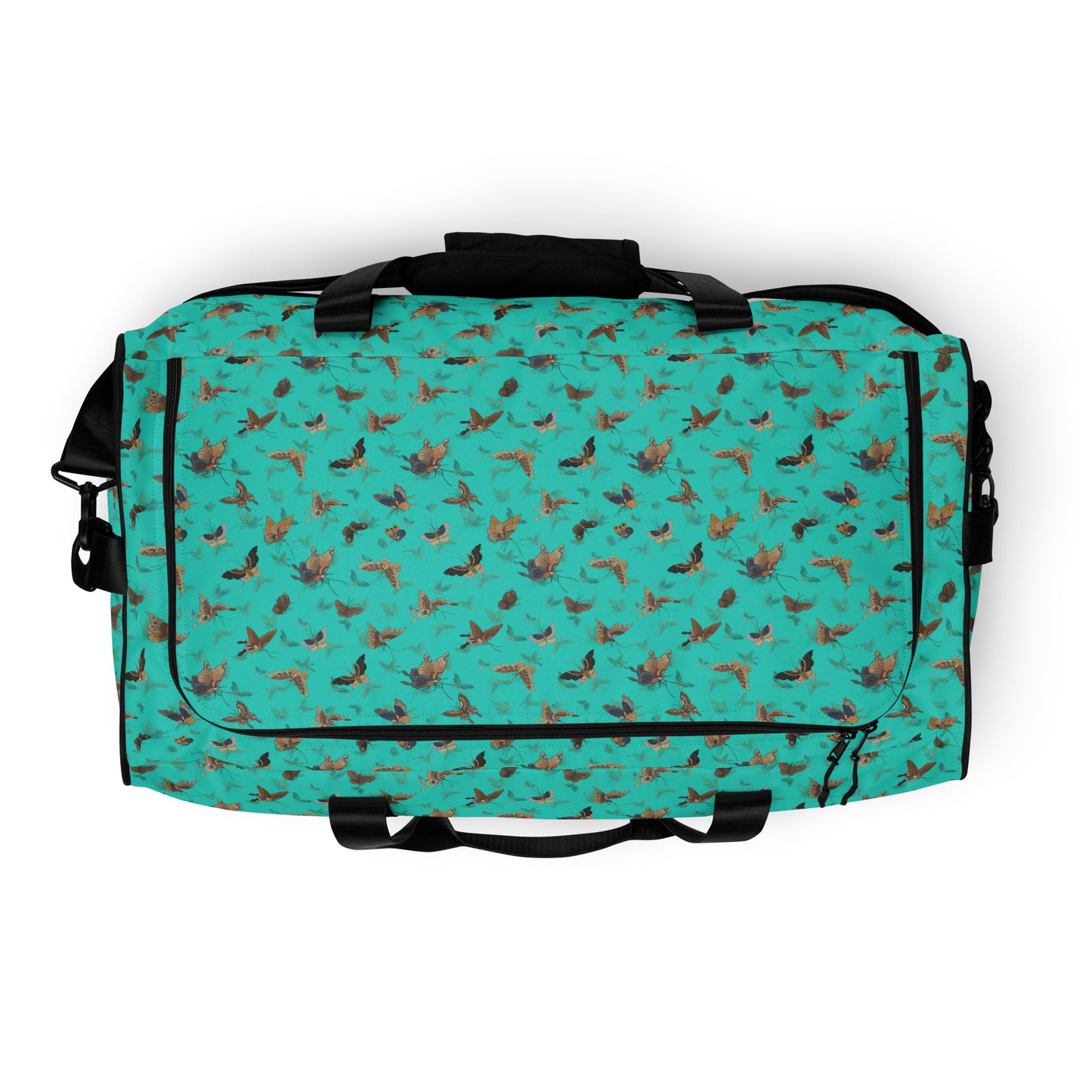 Butterfly dancing｜Duffle bag｜Turquoise