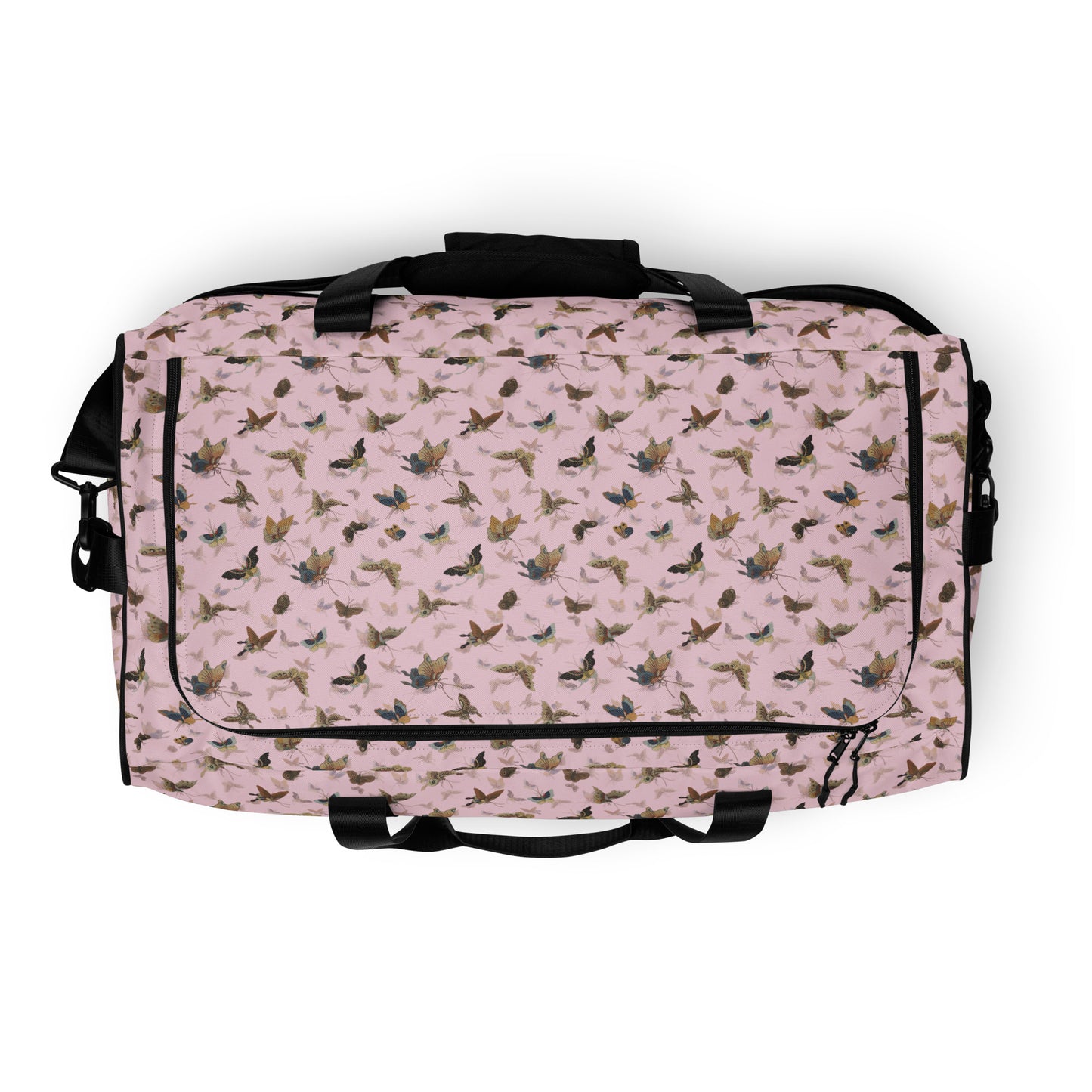 Butterfly dancing｜Duffle bag｜Pale pinkish gray