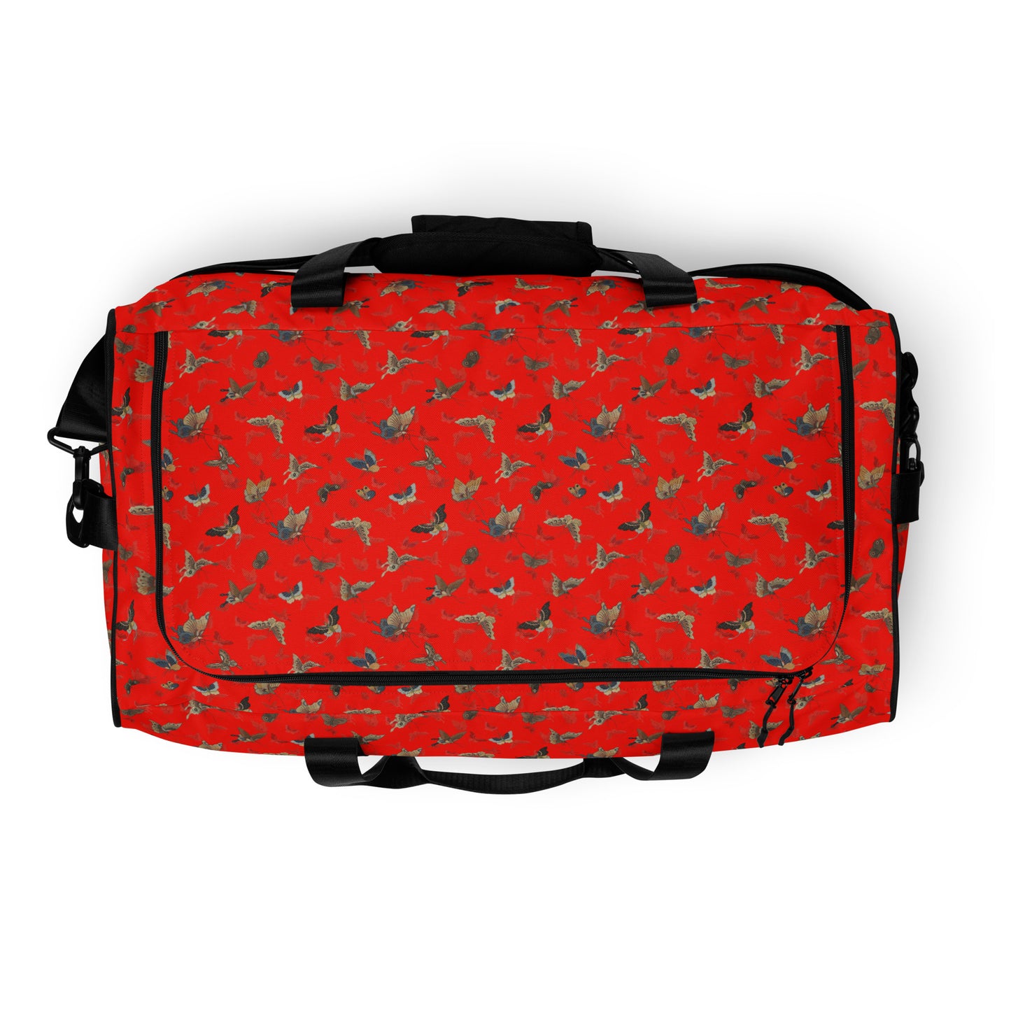 Butterfly dancing｜Duffle bag｜Garnet red