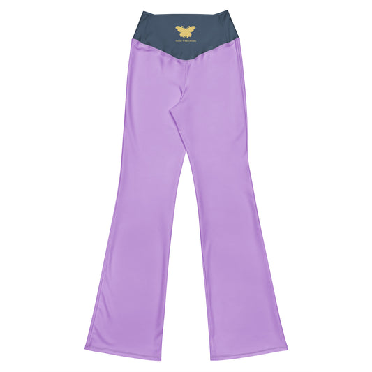 Logo collection｜Flare leggings｜Lilac